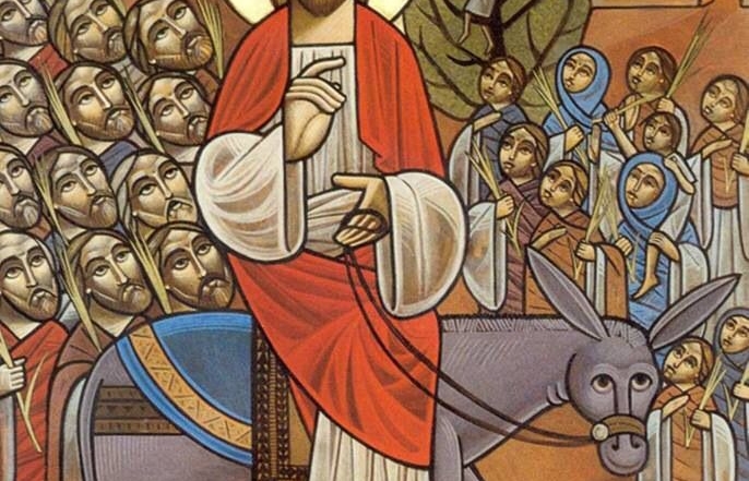 Palm Sunday Coptic Icon