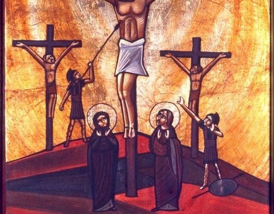 Coptic Icon Crucifixion Fanous